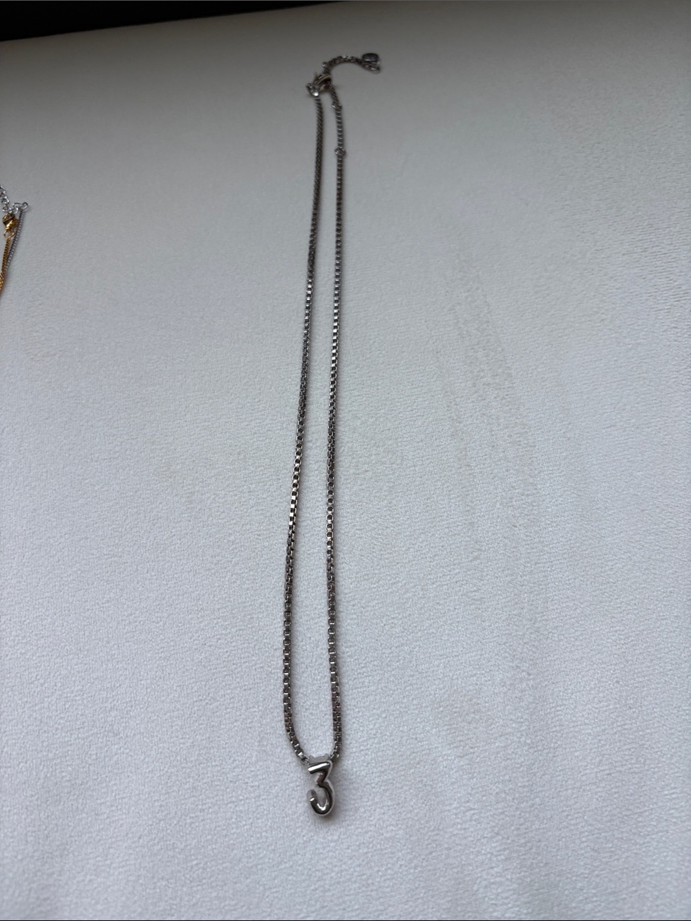 BaubleBar lucky number bubble necklace silver